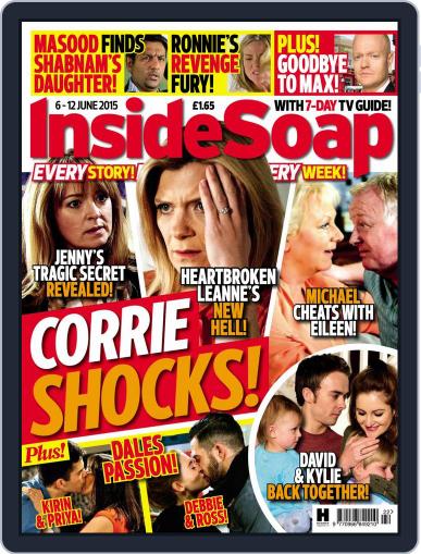 Inside Soap UK June 6th, 2015 Digital Back Issue Cover