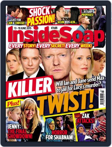 Inside Soap UK June 13th, 2015 Digital Back Issue Cover