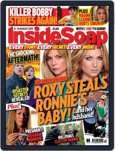 Inside Soap UK August 8th, 2015 Digital Back Issue Cover