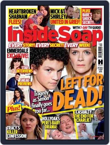 Inside Soap UK August 29th, 2015 Digital Back Issue Cover