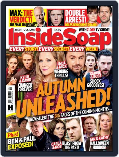 Inside Soap UK September 26th, 2015 Digital Back Issue Cover