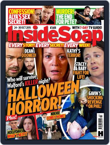 Inside Soap UK October 24th, 2015 Digital Back Issue Cover