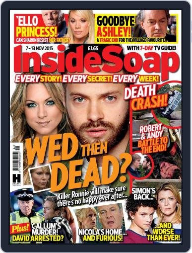 Inside Soap UK November 7th, 2015 Digital Back Issue Cover