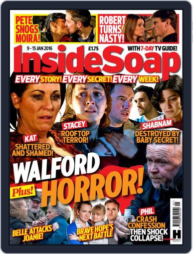 Inside Soap UK January 9th, 2016 Digital Back Issue Cover