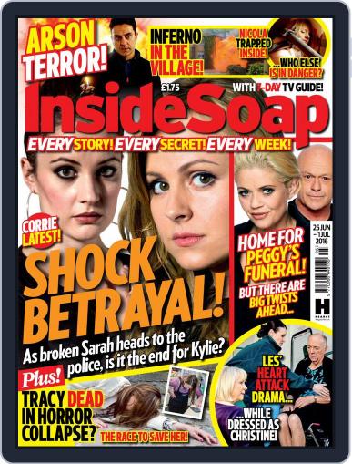Inside Soap UK June 21st, 2016 Digital Back Issue Cover