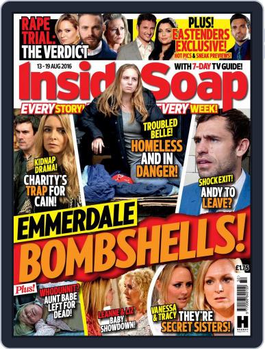 Inside Soap UK August 8th, 2016 Digital Back Issue Cover
