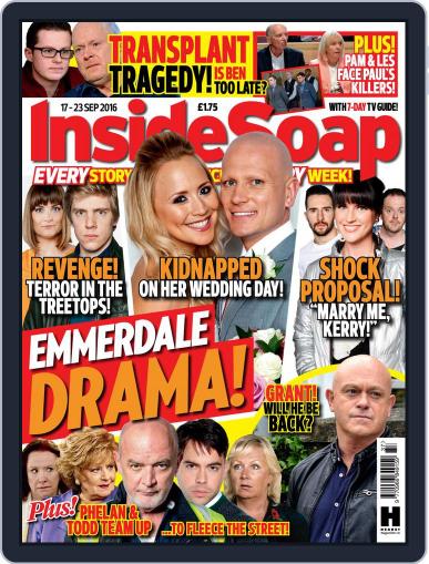 Inside Soap UK September 17th, 2016 Digital Back Issue Cover