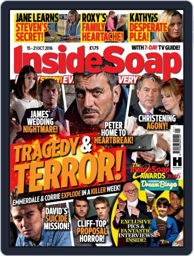 Inside Soap UK October 15th, 2016 Digital Back Issue Cover