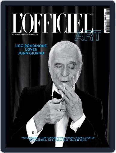 L'officiel Art March 23rd, 2016 Digital Back Issue Cover