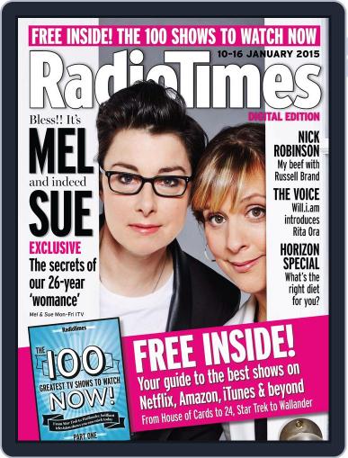 Radio Times January 12th, 2015 Digital Back Issue Cover