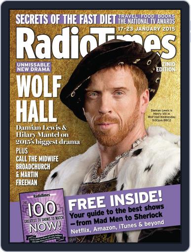 Radio Times January 13th, 2015 Digital Back Issue Cover