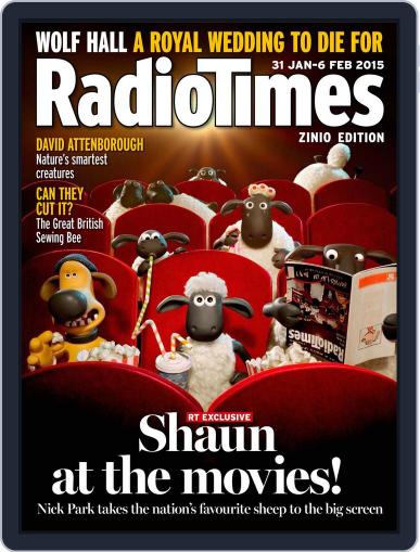 Radio Times January 31st, 2015 Digital Back Issue Cover