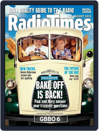 Radio Times July 28th, 2015 Digital Back Issue Cover