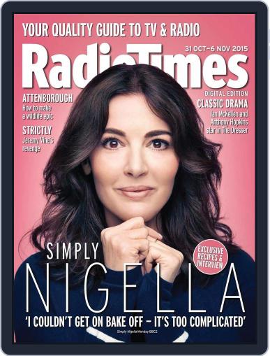 Radio Times October 27th, 2015 Digital Back Issue Cover