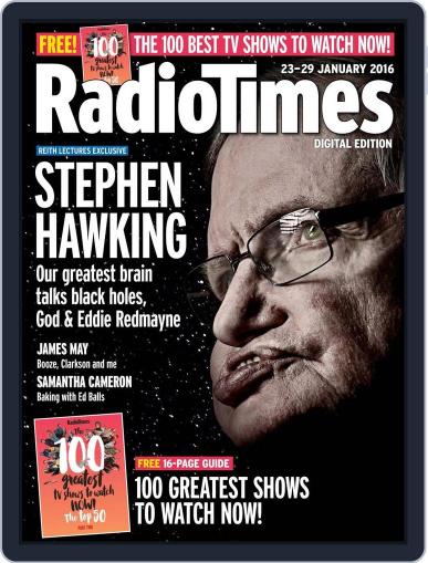 Radio Times January 19th, 2016 Digital Back Issue Cover