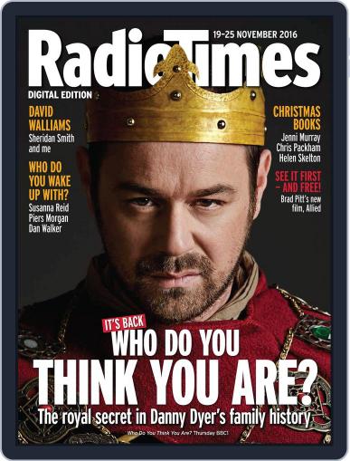Radio Times November 19th, 2016 Digital Back Issue Cover