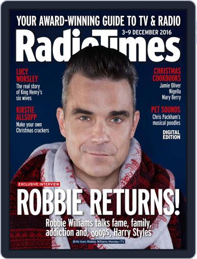 Radio Times December 3rd, 2016 Digital Back Issue Cover