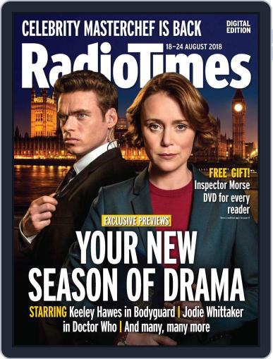 Radio Times August 18th, 2018 Digital Back Issue Cover