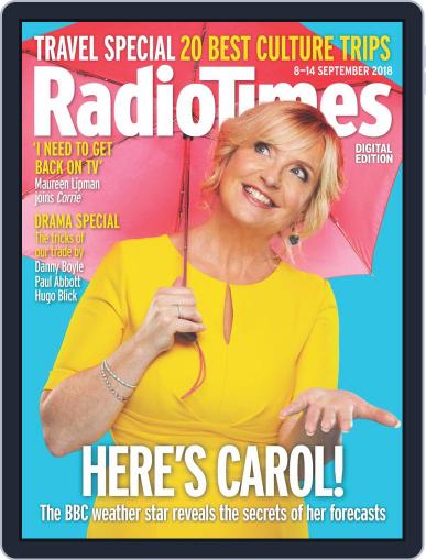 Radio Times September 8th, 2018 Digital Back Issue Cover