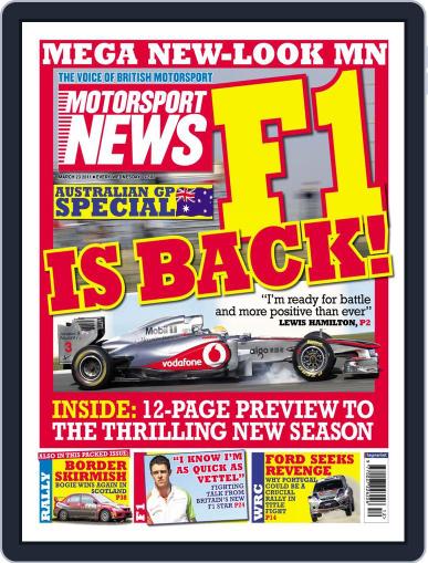 Motorsport News March 22nd, 2011 Digital Back Issue Cover