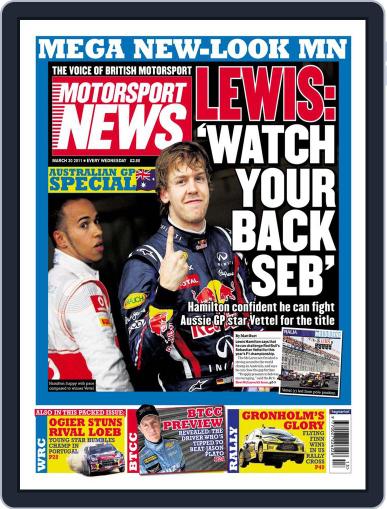 Motorsport News March 29th, 2011 Digital Back Issue Cover