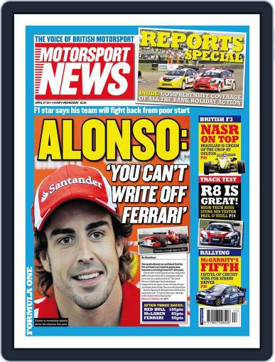 Motorsport News April 26th, 2011 Digital Back Issue Cover