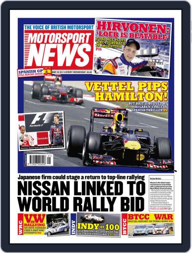 Motorsport News May 24th, 2011 Digital Back Issue Cover