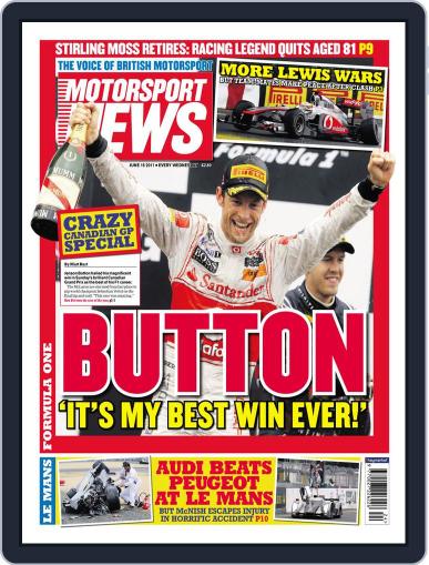 Motorsport News June 14th, 2011 Digital Back Issue Cover