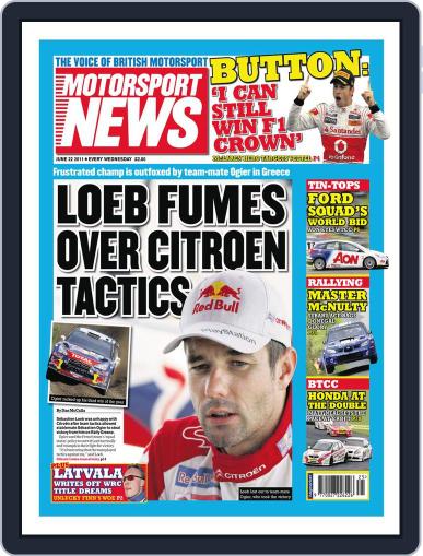 Motorsport News June 21st, 2011 Digital Back Issue Cover