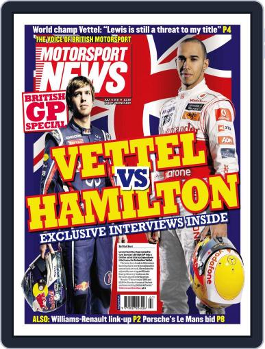 Motorsport News July 5th, 2011 Digital Back Issue Cover