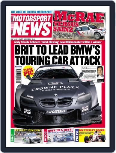 Motorsport News July 19th, 2011 Digital Back Issue Cover
