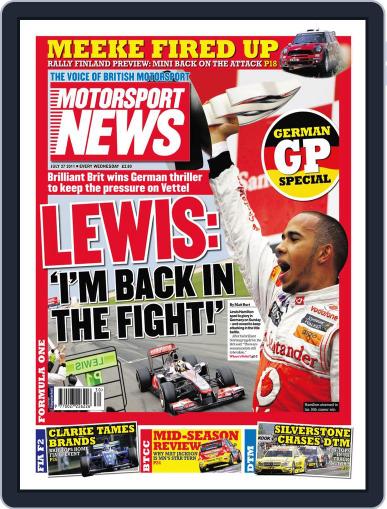 Motorsport News July 26th, 2011 Digital Back Issue Cover