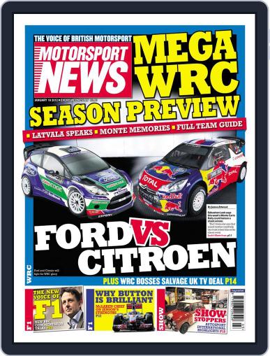 Motorsport News January 18th, 2012 Digital Back Issue Cover