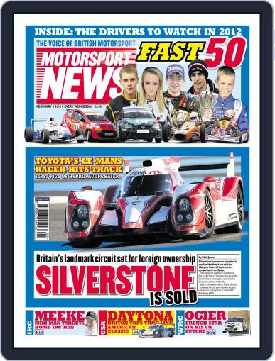 Motorsport News February 1st, 2012 Digital Back Issue Cover