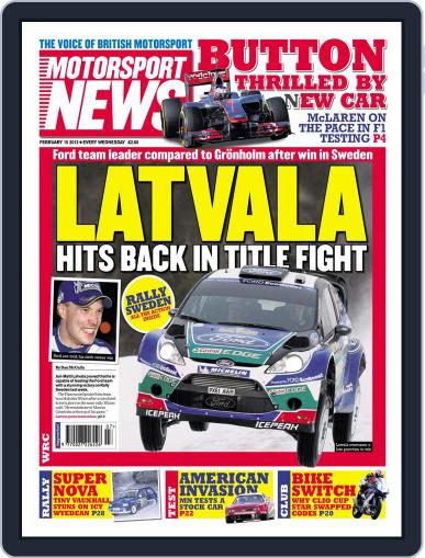Motorsport News February 14th, 2012 Digital Back Issue Cover