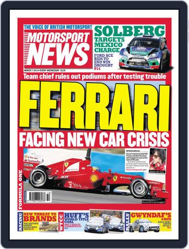 Motorsport News March 6th, 2012 Digital Back Issue Cover