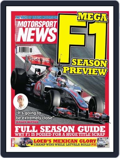 Motorsport News March 14th, 2012 Digital Back Issue Cover
