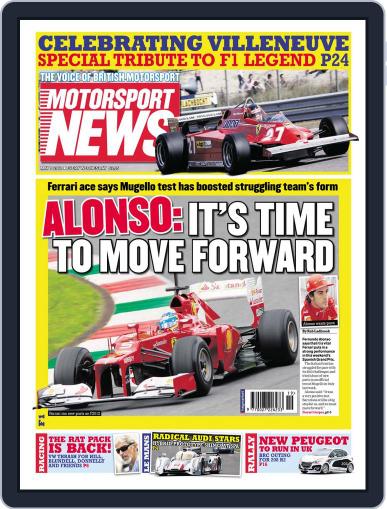 Motorsport News May 9th, 2012 Digital Back Issue Cover