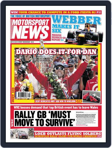 Motorsport News May 29th, 2012 Digital Back Issue Cover