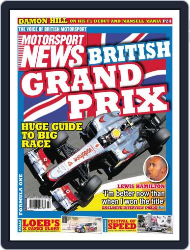 Motorsport News July 3rd, 2012 Digital Back Issue Cover