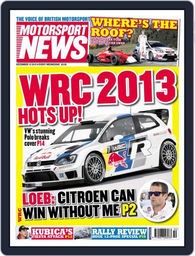 Motorsport News December 11th, 2012 Digital Back Issue Cover