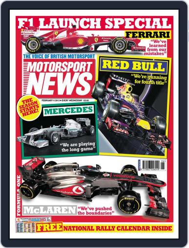 Motorsport News February 6th, 2013 Digital Back Issue Cover