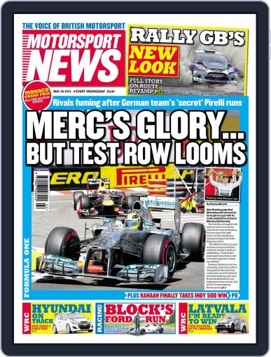 Motorsport News May 28th, 2013 Digital Back Issue Cover