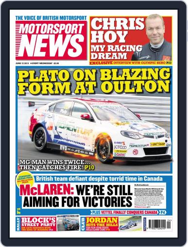 Motorsport News June 11th, 2013 Digital Back Issue Cover