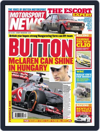 Motorsport News July 23rd, 2013 Digital Back Issue Cover
