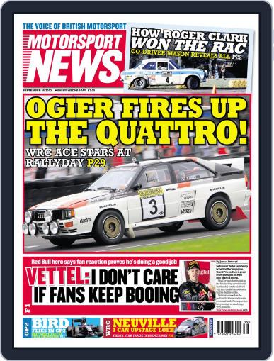 Motorsport News September 24th, 2013 Digital Back Issue Cover
