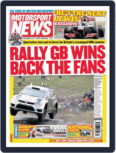 Motorsport News November 19th, 2013 Digital Back Issue Cover
