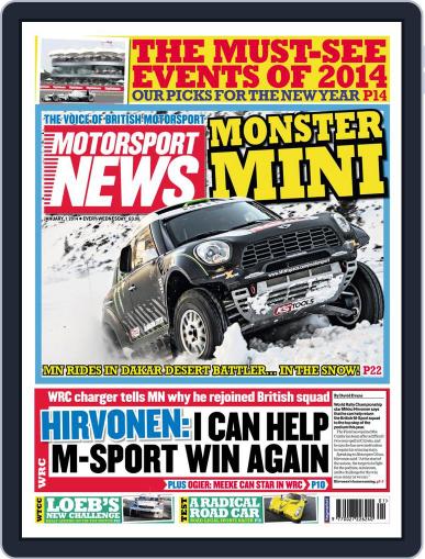 Motorsport News December 31st, 2013 Digital Back Issue Cover
