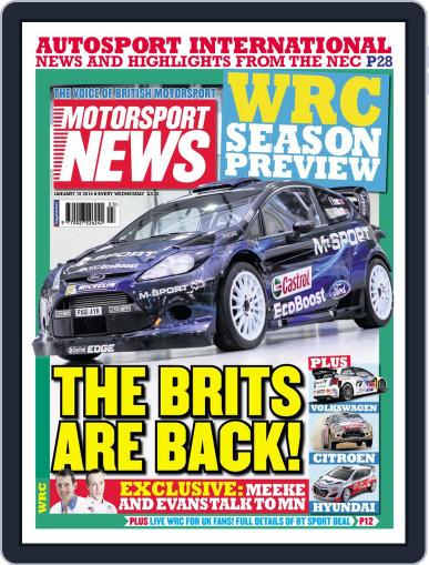 Motorsport News January 14th, 2014 Digital Back Issue Cover