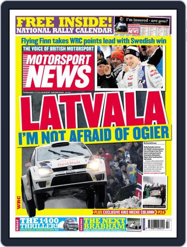 Motorsport News February 11th, 2014 Digital Back Issue Cover